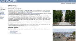 Desktop Screenshot of carsonpedia.com
